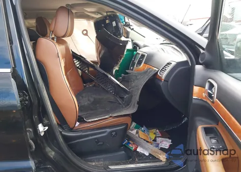 2013 Jeep Grand Cherokee Overland z USA, uszkodzony, nr VIN 1C4RJFCT0DC655602